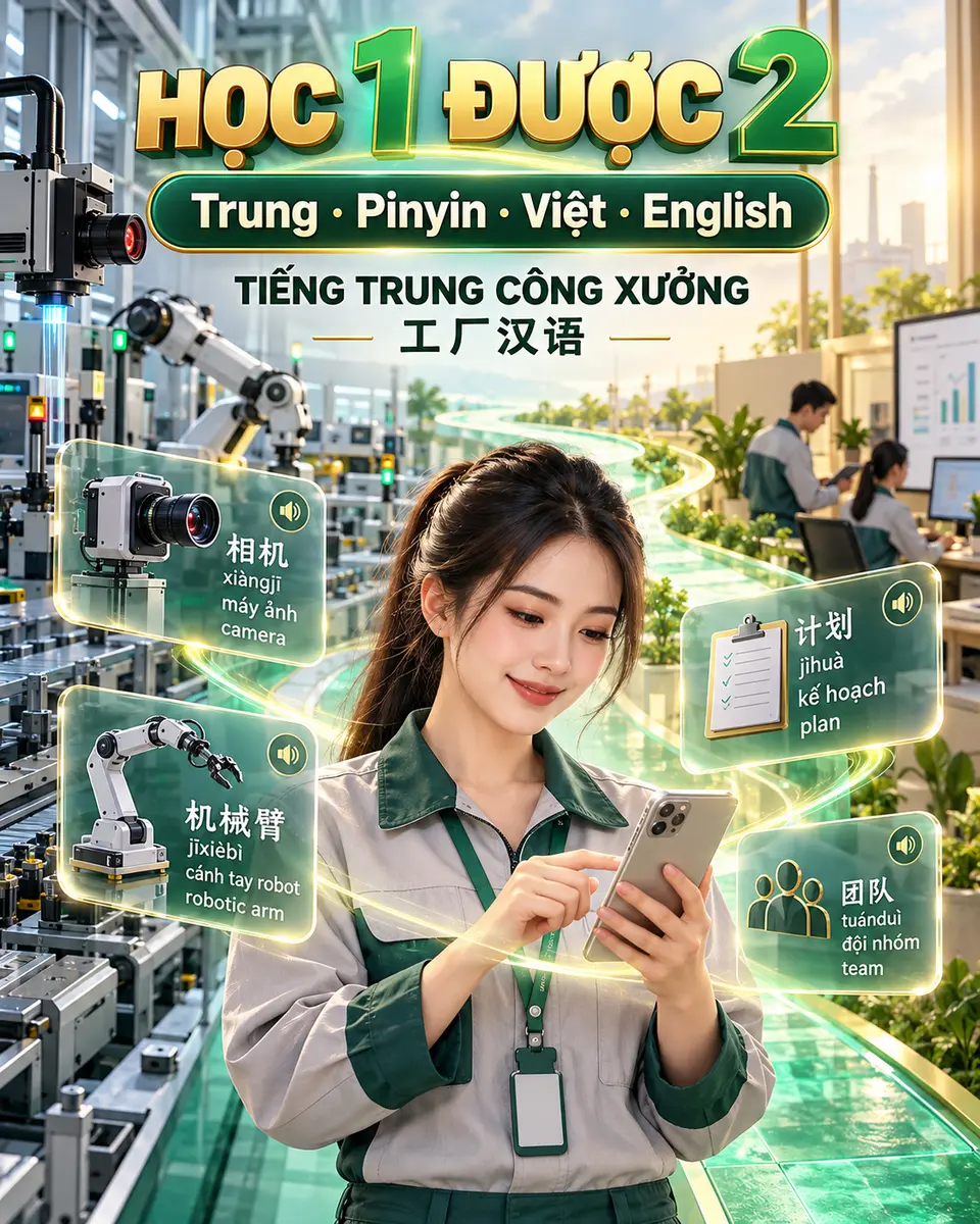 Học tiếng Trung và tiếng Anh qua tình huống